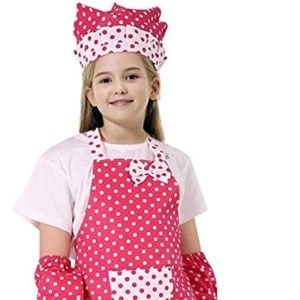 Kids Cooking and Baking Apron Set - 3 Piece